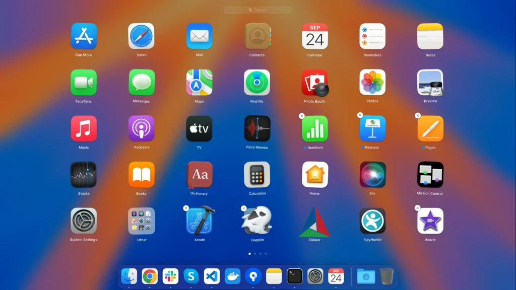 app icon jiggling in launchpad