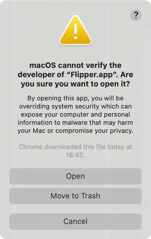 bypass macos cannot verify that this app is free from malware