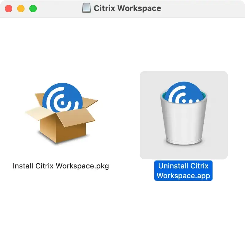 the citrix workspace uninstaller