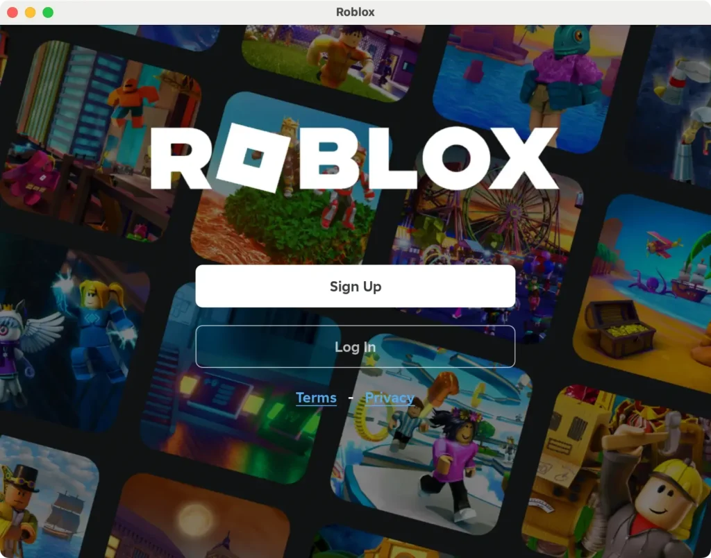 the roblox studio app